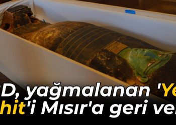 ABD, yağmalanan ‘Yeşil Lahit’i Mısır’a geri verdi
